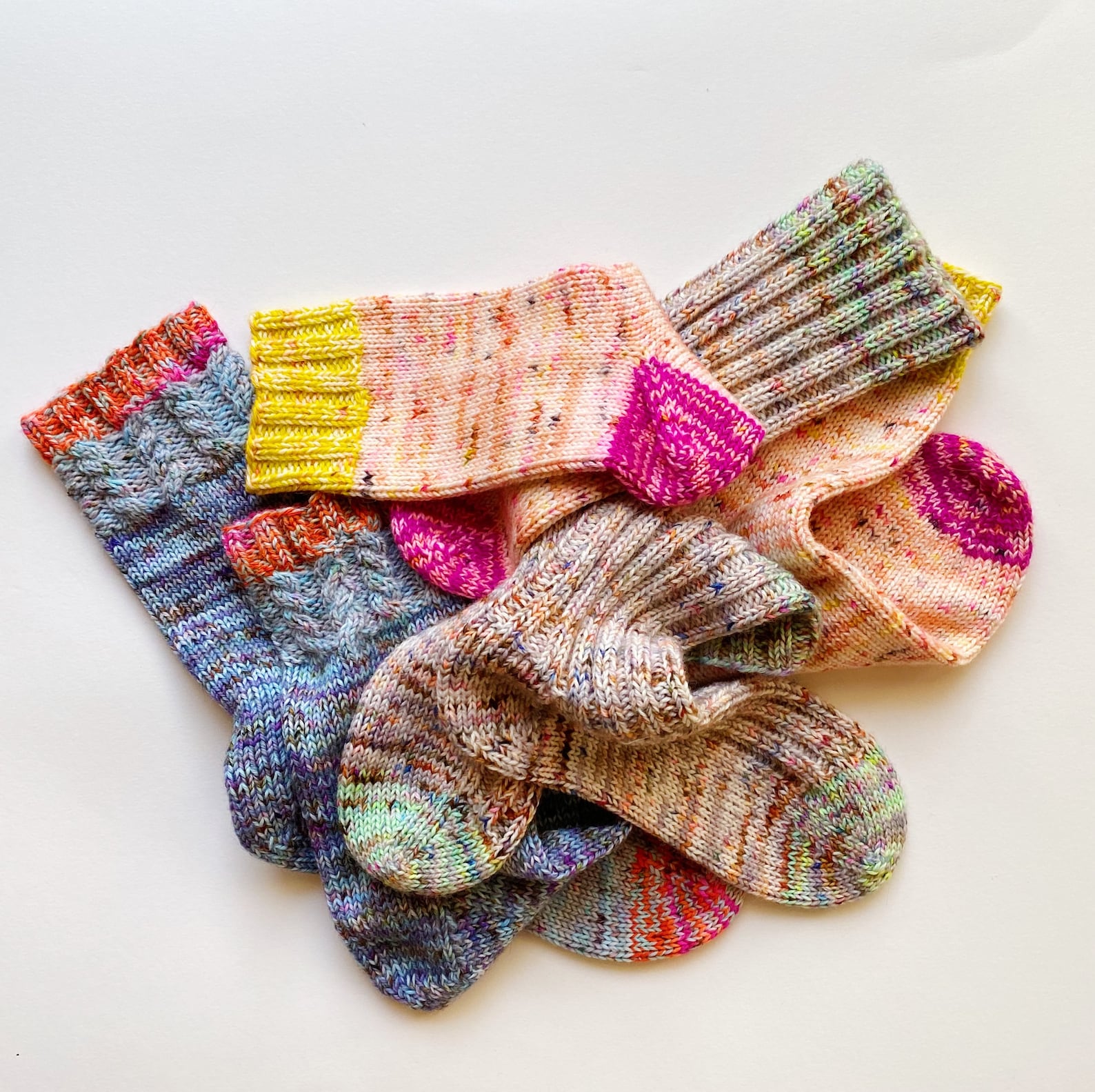 Easy Basic Worsted Weight Sock Knitting Pattern the Etsy Canada