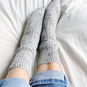 Easy, Classic, Beginner Friendly Sock Knitting Pattern The Hibernal Socks image 6