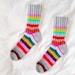 Classic Ribbed Socks Slip Stitch Knitting Easy Knitting Pattern the ...
