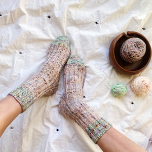 Easy Basic Worsted Weight Sock Knitting Pattern The image 8