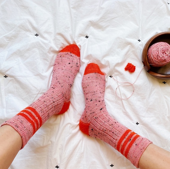 how to hand knit lace socks! 🧦 detailed beginner-friendly tutorial 