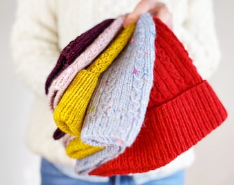 The Hibernal Hat ~ Einfaches anfängerfreundliches Hutstrickmuster