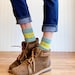 Easy Ribbed Socks Knitting Pattern ~ Totally Rad Ribbed Socks - Etsy