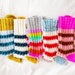 Classic Ribbed Socks Slip Stitch Knitting Easy Knitting Pattern the ...