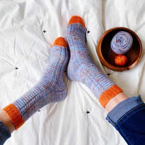 Stillwater Sock Knitting Pattern