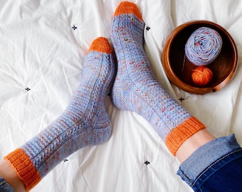 Stillwater Sock Knitting Pattern