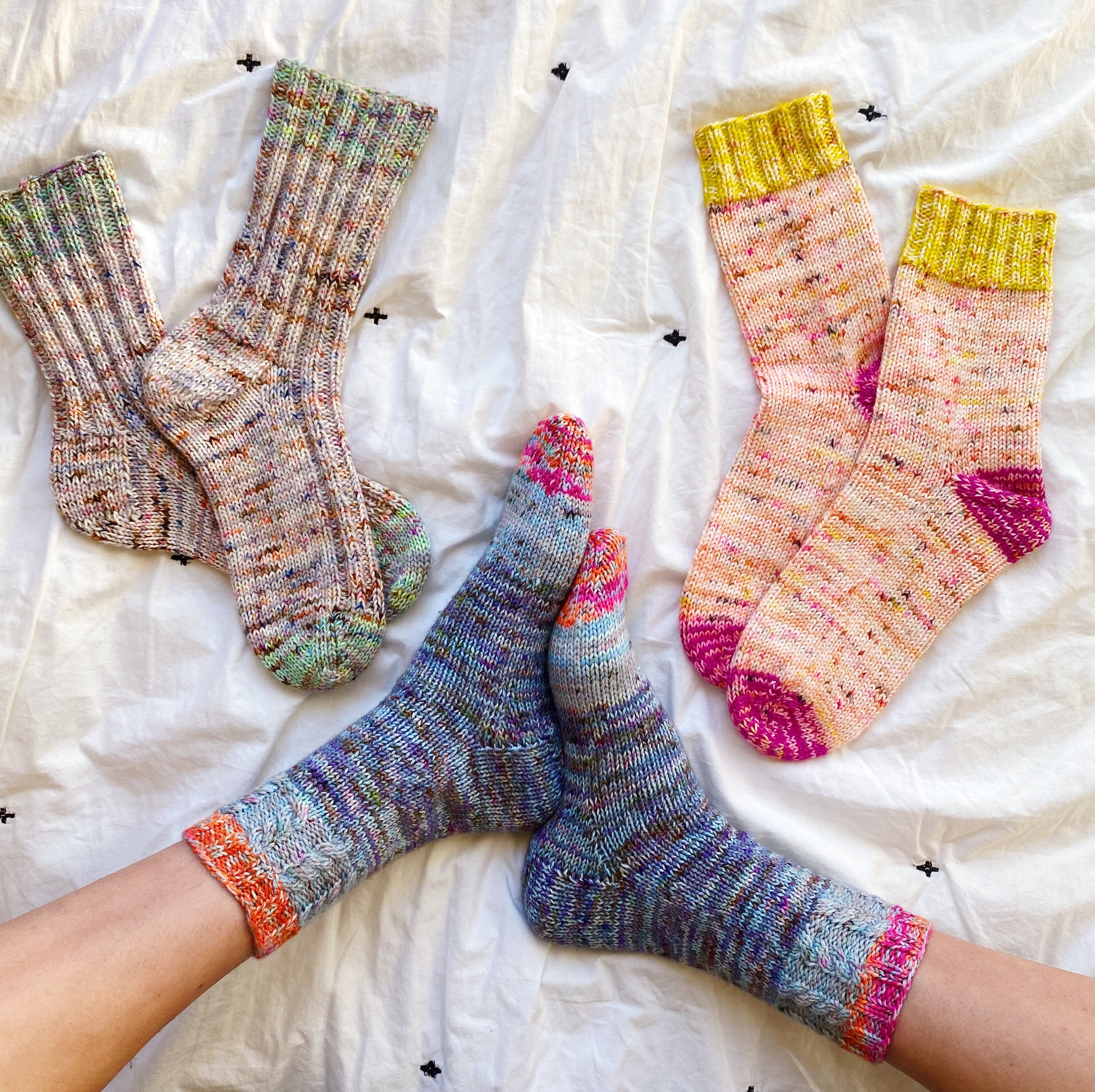 Easy Basic Worsted Weight Sock Knitting Pattern the Etsy Canada