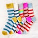 Classic Ribbed Socks Slip Stitch Knitting Easy Knitting Pattern the ...