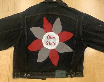 Ohio state store denim jacket