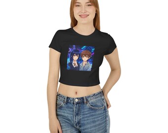 Anime Baby Tee, Japanese Colorful Women's Graphic Shirt, Cute Kawaii Character Top, Manga Girl Tshirt, Otaku Gift, Harajuku Apparel