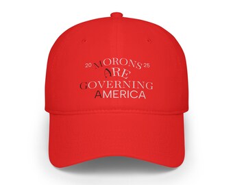 Statement Low Profile Baseball Cap - Perfect for Political Statement, Casual Outings, Gifts for Friends, Trendy Accessory, Everyday Wear