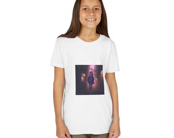 Urban Adventure Youth Tee, Anime Graphic Kids Shirt, Cool Streetwear for Boys and Girls, Trendy Gift for Teens, Summer Style