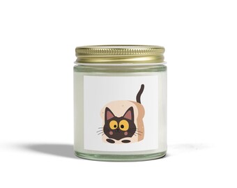 Scented Coconut Apricot Candles (4oz, 9oz)