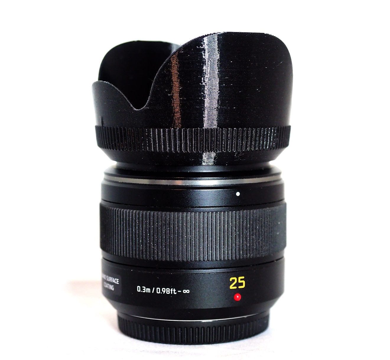 heelal Mijnwerker Fotoelektrisch Reversible Lens Hood for Panasonic Lumix 25mm f1.4 Leica DG | Etsy