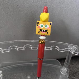 SpongeBob beaded pen
