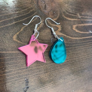 Anime Magician Acrylic Earrings