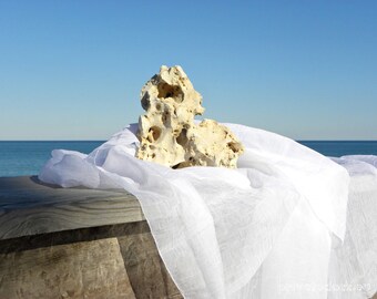 Heart Stone Monolith Sculpture 4 kg of Love from the Sea, Beach Art, Minimalist Art, Cottage Chic, Seaside Beach Decor!