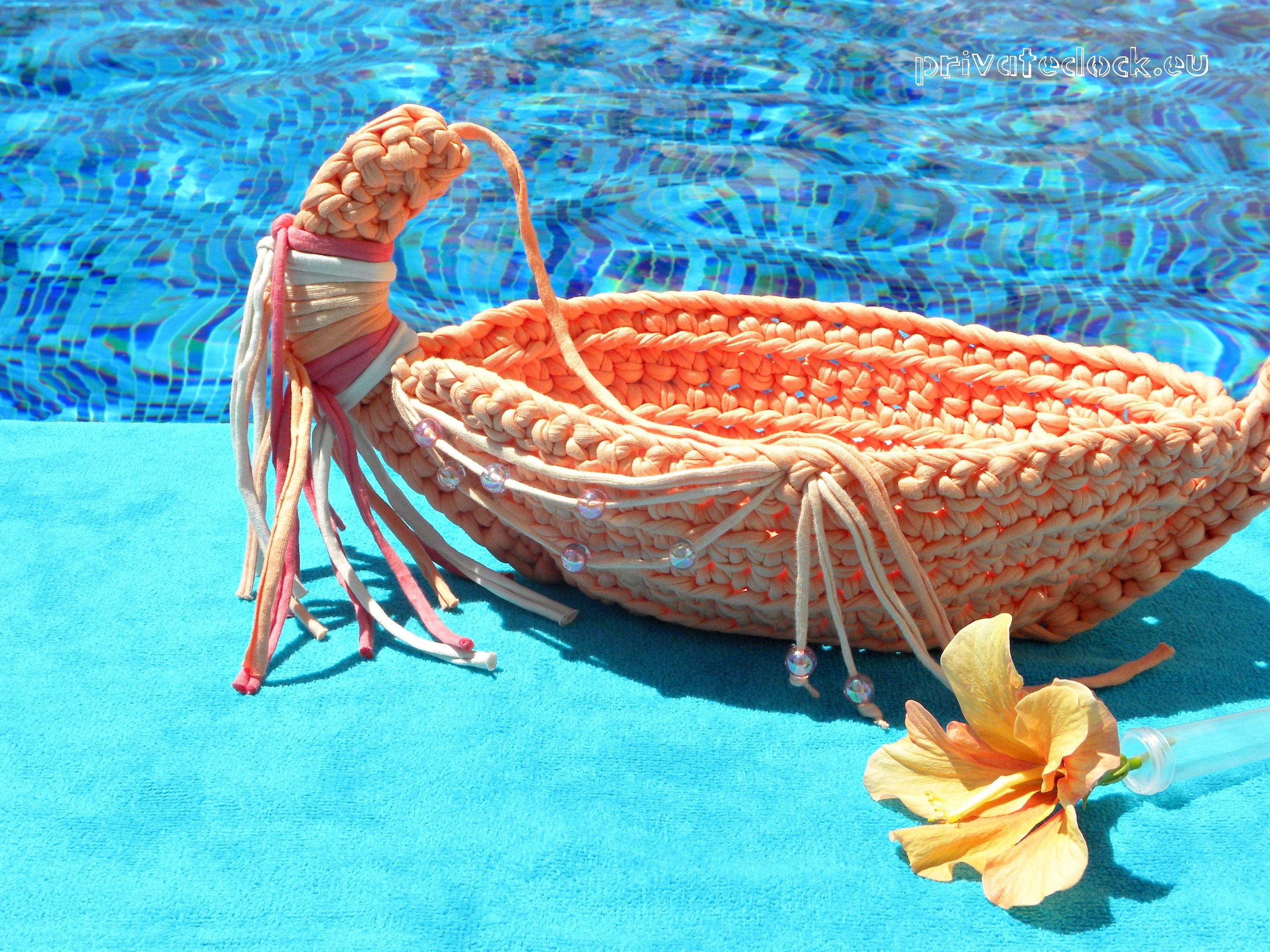 Basket Boat Home SPA Tropical Boat Eco Friendly Decor With Etsy