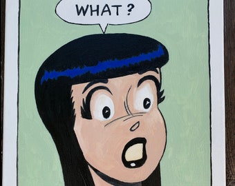 Veronica Archie Cómics Pintura al óleo Original