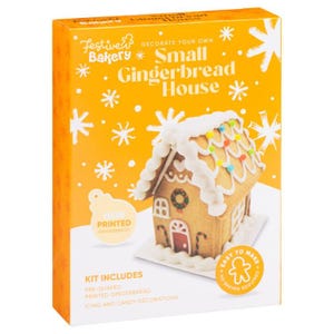 Set de regalo navideño: crea tu propia casa de jengibre, kit de manualidades de 165 g para actividades de bricolaje