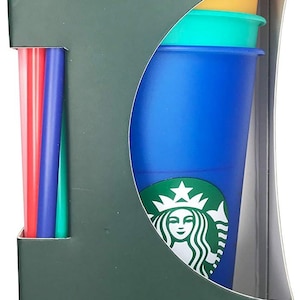 Starbucks Color Changing Rainbow Cold Cups - Set of 5 Summer (2020)