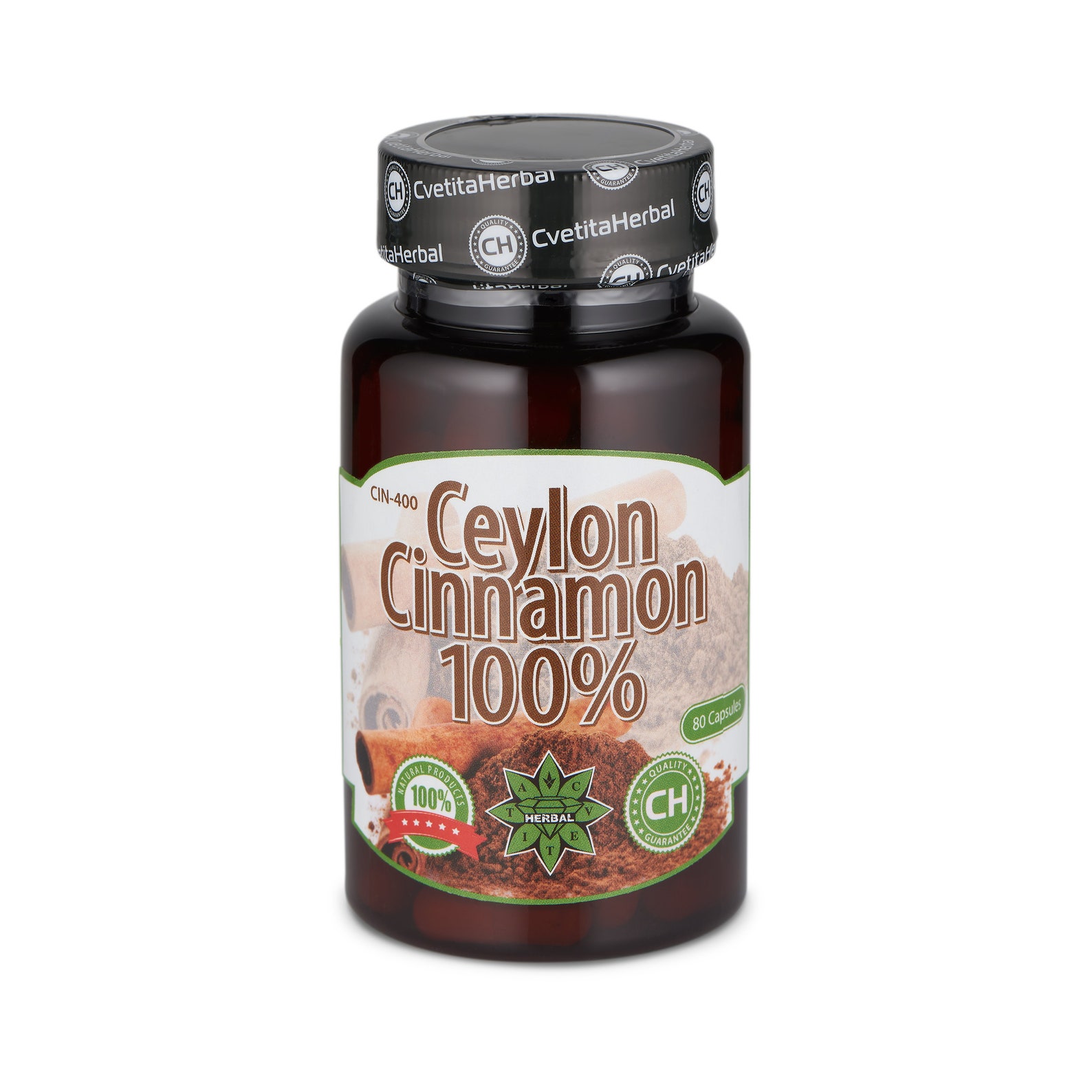 Ceylon Cinnamon 100 80 Capsules X 400mg 40 Days Supply Etsy UK