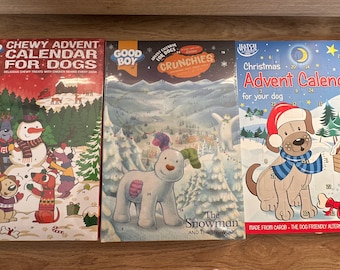 Dog Treat Advent Calendar 2023 - choice of 3 different designs and flavour. Limited availability