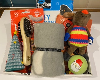 Puppy Starter Gift Hamper: Dog Toys, Blanket & Training Essentials