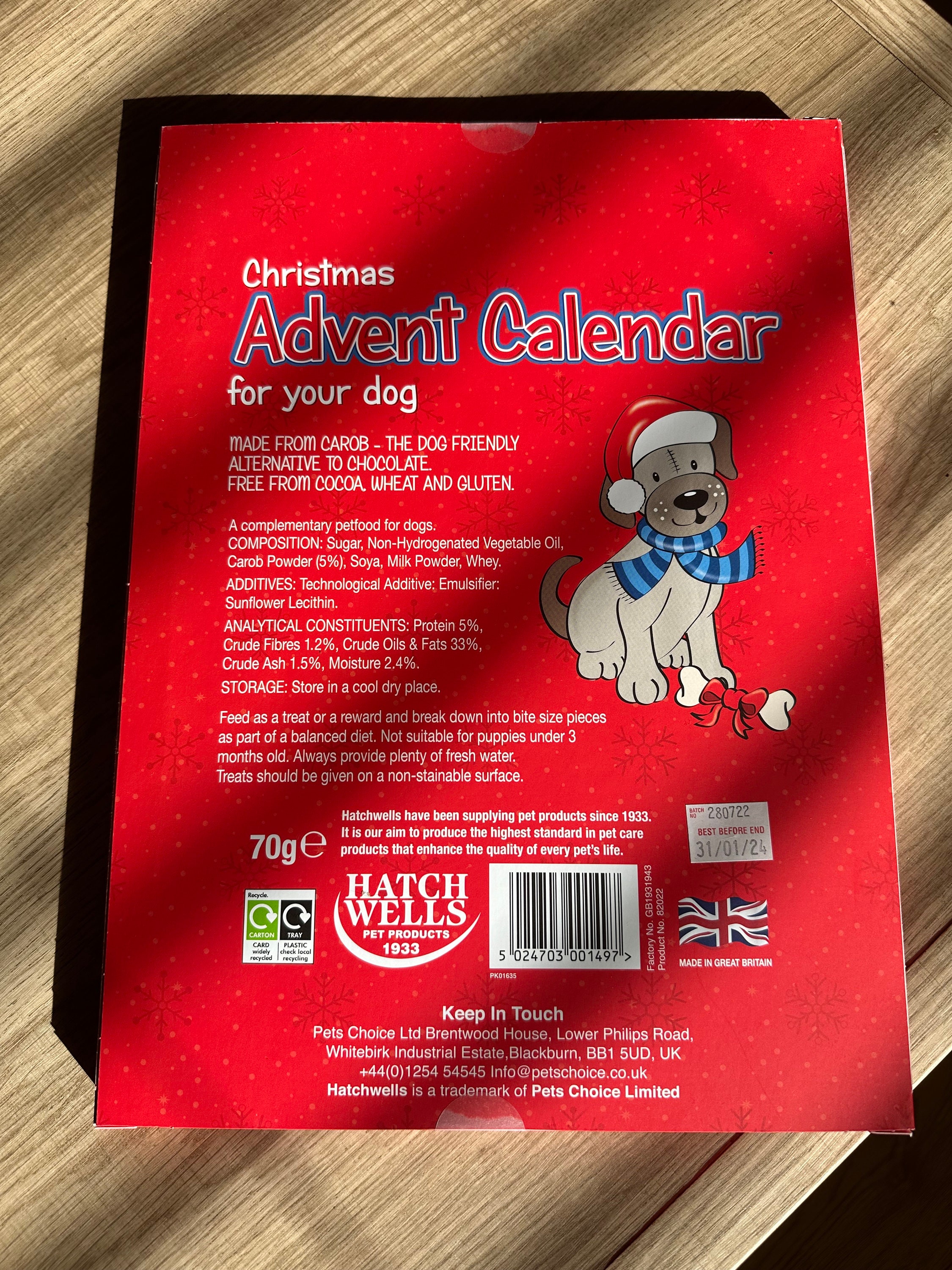 Dog Treat Advent Calendar 2023 Choice of 3 Different Designs and Flavour.  Limited Availability - Etsy