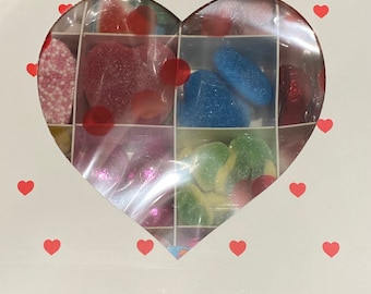 Love Pick n Mix – 16 Piece Selection Box. Heart-Shaped Sweet Treats for Someone Special!