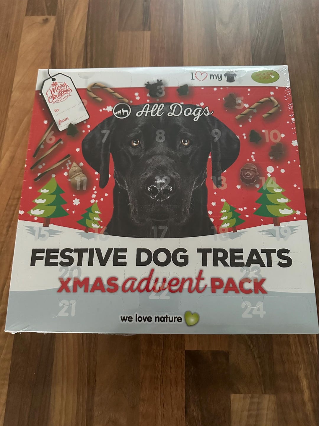 All Dogs Festive Dog Treat Xmas Advent Calendar With 8 Varieties to Be