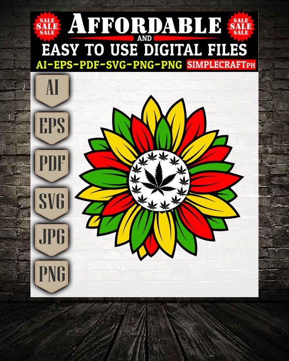 Free Free 66 Sunflower Pot Leaf Svg SVG PNG EPS DXF File