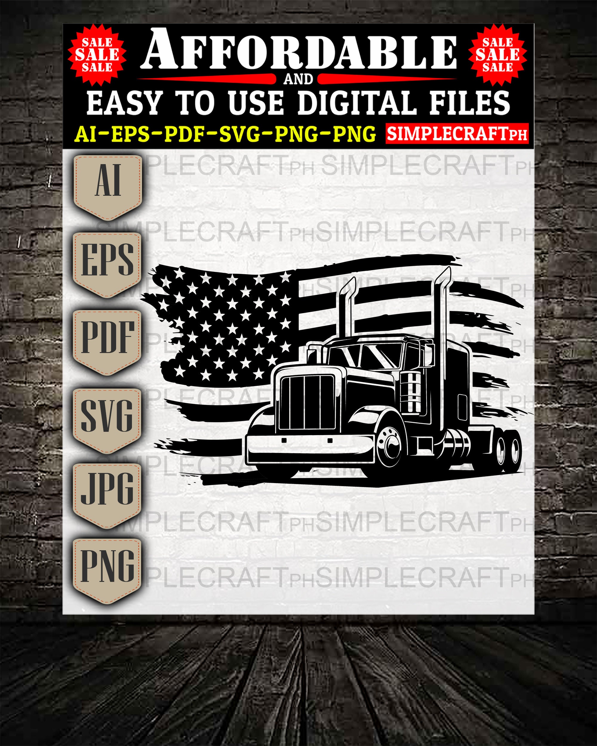 Free Free American Trucker Svg 278 SVG PNG EPS DXF File