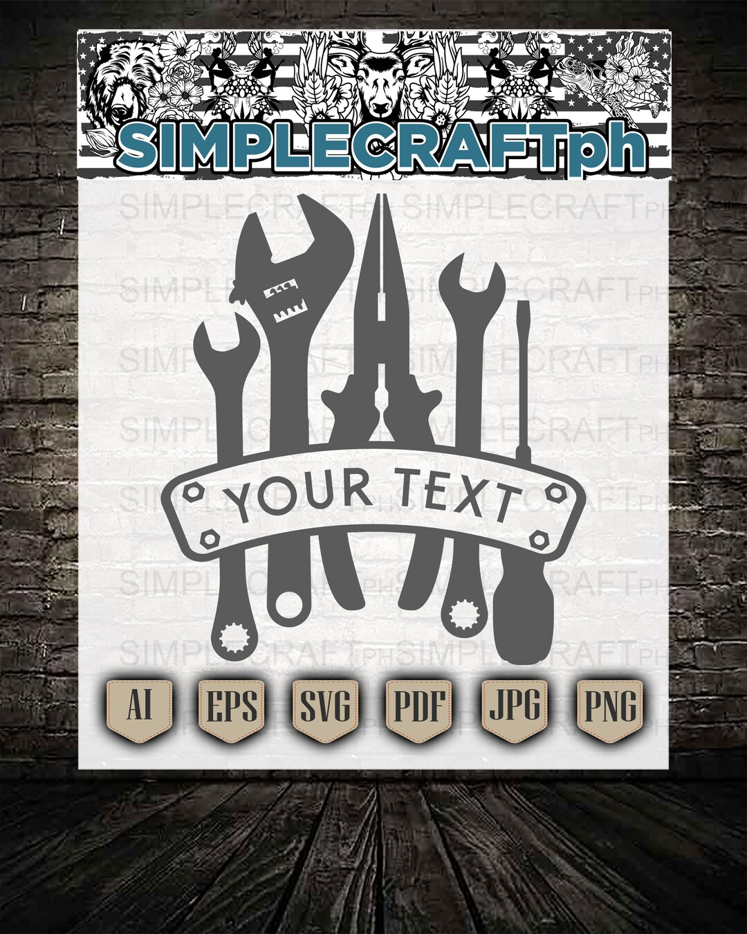 Repair Tools Svg || Mechanic Svg || Tools Monogram Svg || Tool Box Svg ...