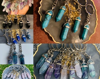 LUCKY DIP Crystal Keyrings, Crystal Keychains, lucky dip keyring, lucky dip crystal, crystals, crystal healing.