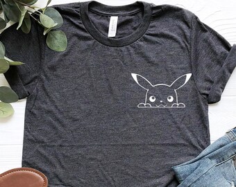 Pikachu Pocket Shirt - Etsy