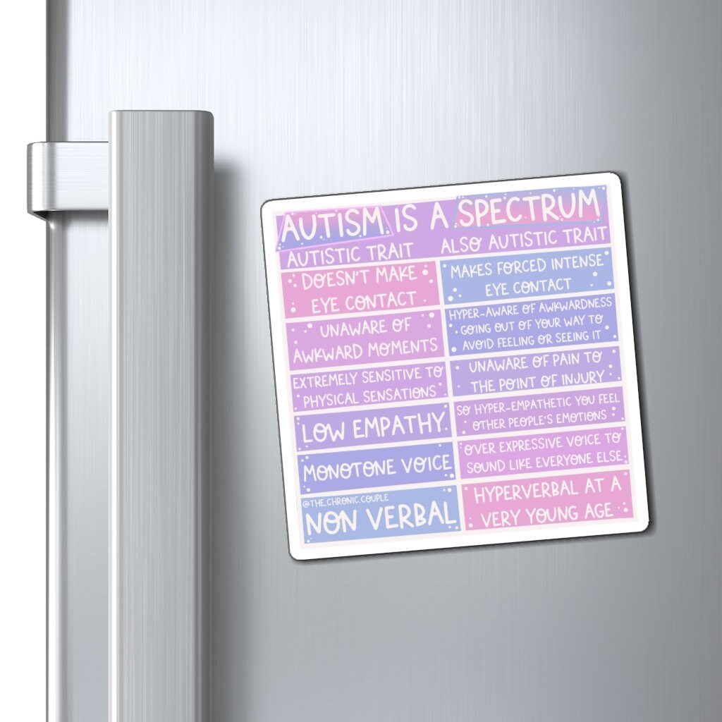 Autism is a Spectrum Magnets - Etsy