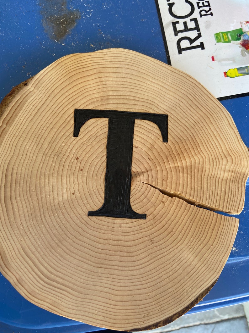 Charcuterie Board single Letter/name Etsy