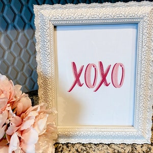Valentine Printable - Valentine XOXO - XOXO Printable - Valentines Day Decor - Valentines Day Prints - XOXO Print - Kids Valentines Decor