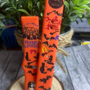 Engraved smartwatch band, Samsung, Fitbit versa 2, gift for mom, halloween, gift for teen, gift for Halloween, 3 witches, Sanderson