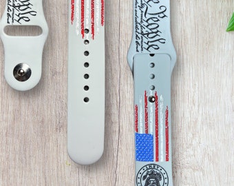 We the People American Flag Army Watch Band | Custom Gift | Patriotic | Apple Watch | Fitbit versa 2 | Samsung | army |