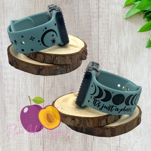 It’s just a moon phase, apple compatible watchband ,moons,stars, Samsung, Fitbit Versa 2, gift for her, gift for mom, gift for teen