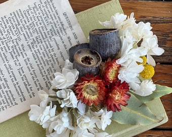 Dried Flower Hair Comb - Willow