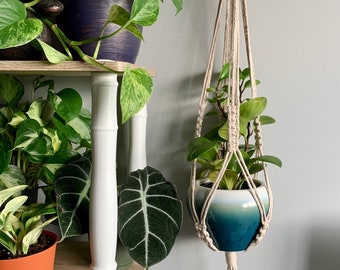 Minimalist Simple Macrame Plant Hanger-*NEW* colors available