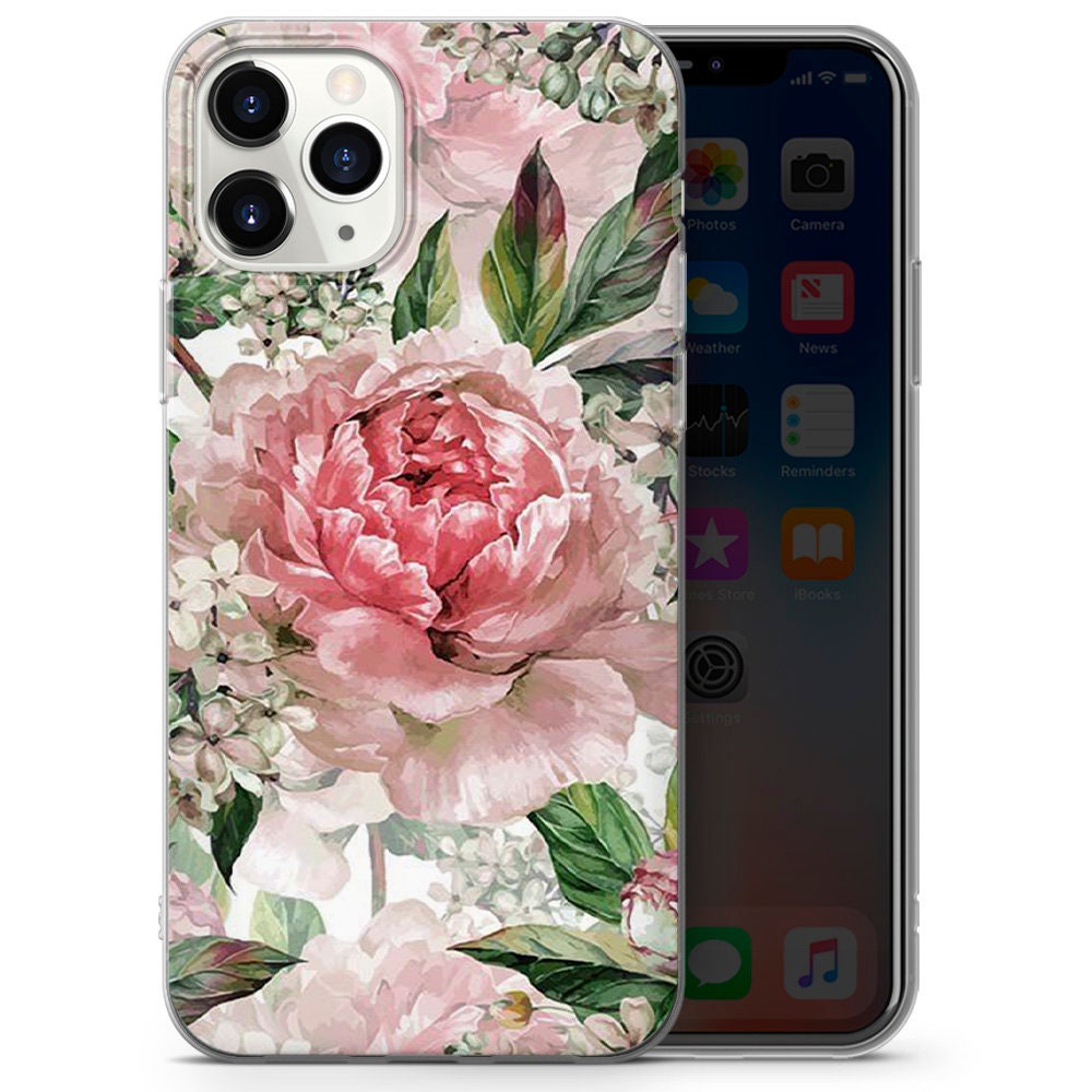 Cute Floral Phone Case Flower Print Cover for iPhone 7 8 XS Etsy