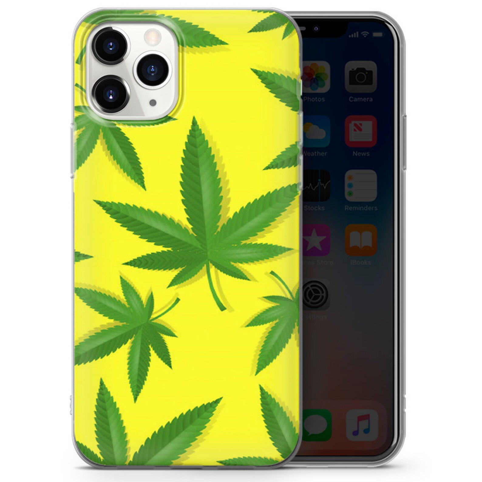 Weed Marijuana Cannabis Phone Case Cover for Iphone 7 8 XS Etsy