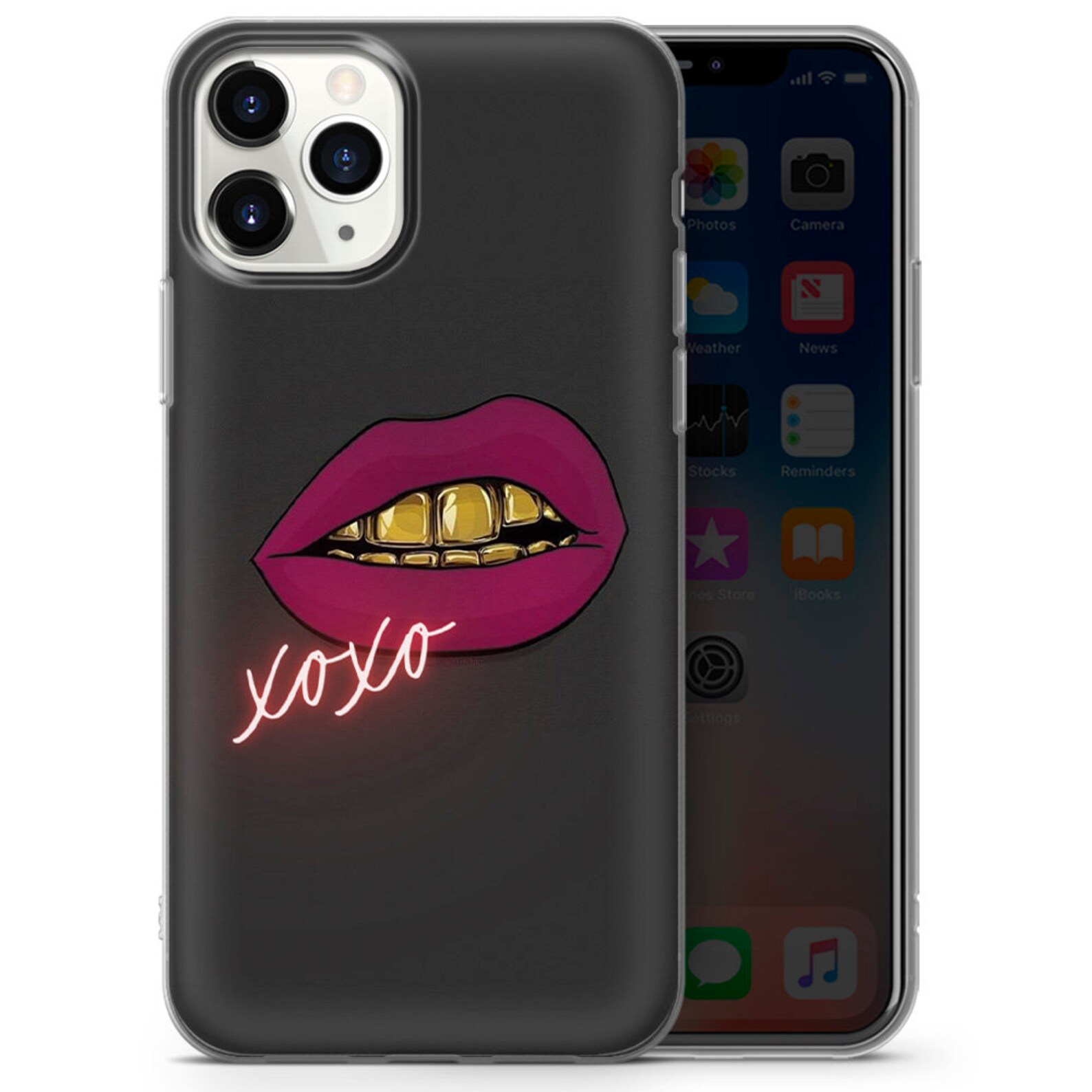 Sexy Lips Dripping Phone Case xoxo Cover for iPhone 7 8 XS Etsy