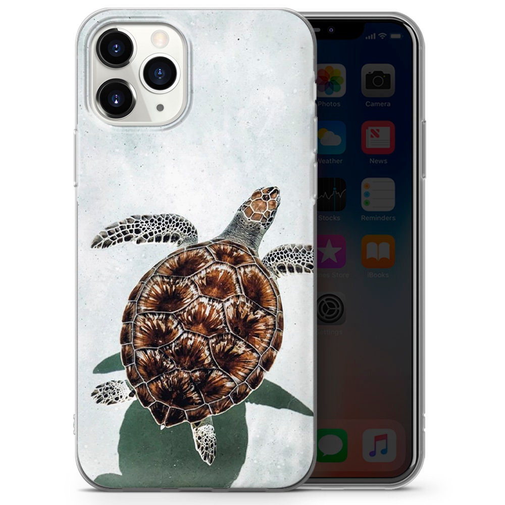 Sea Turtle Phone Case Ocen Cover for iPhone 7 8 XS XR 11 Etsy