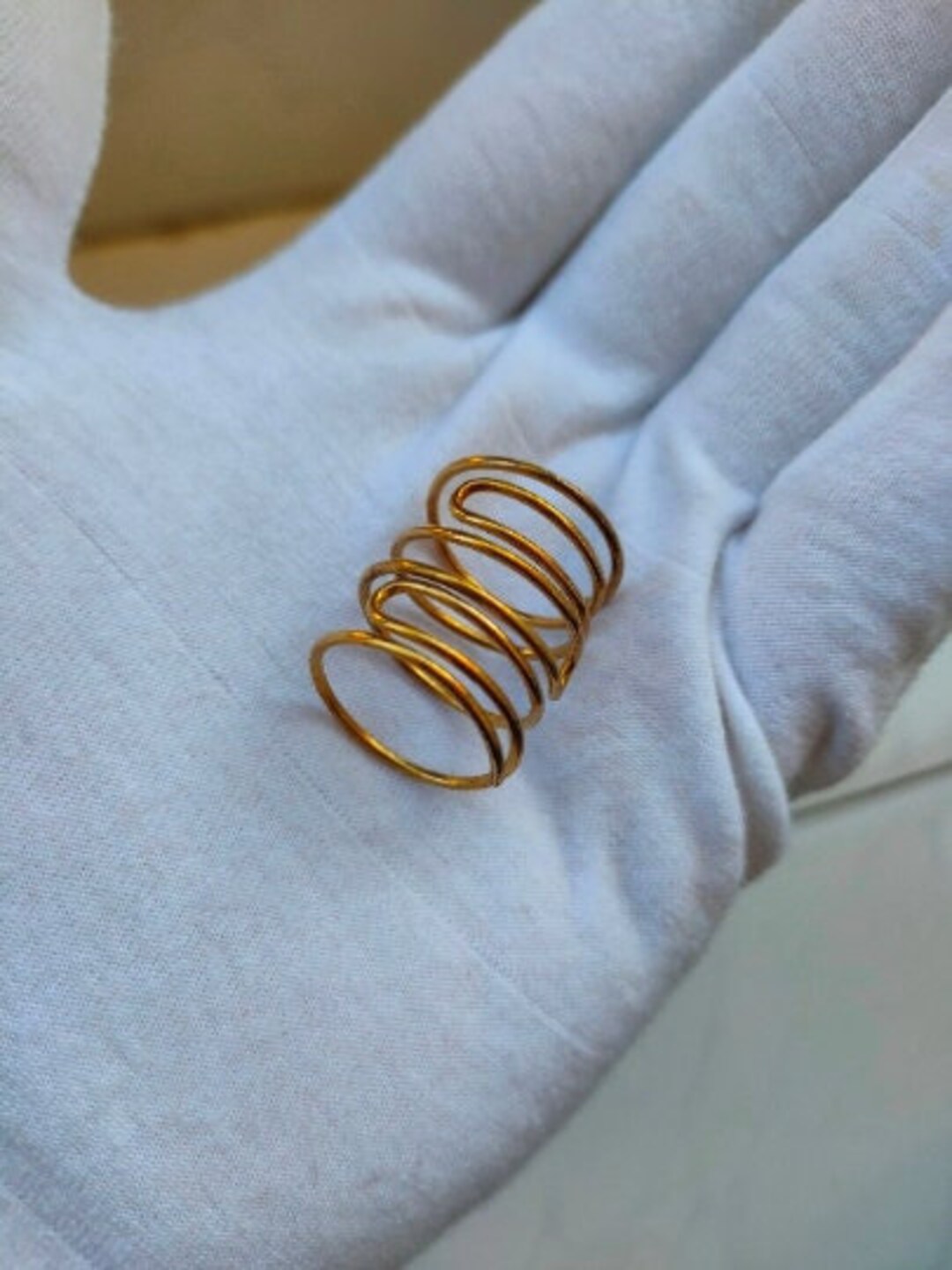 Brass Lateral Deviation Finger Splint for Arthritis Simple Etsy