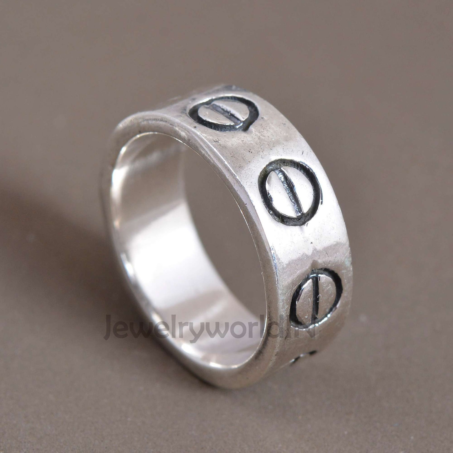 Cartier Silver ring Love Screw Silver Ring love ringwoman Etsy
